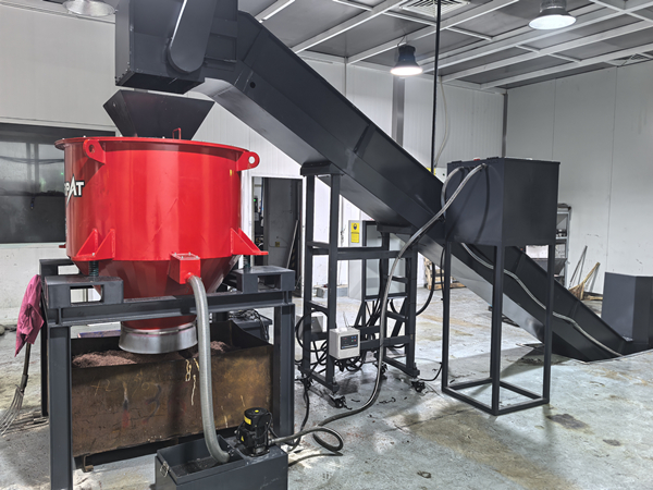 陕西SR新材料股份有限公司与恩派特定制铜屑脱油机案例