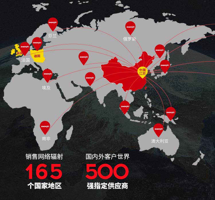 恩派特-世界500强指定供应商，销售网络辐射165个国家地区